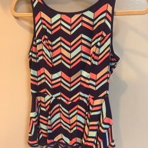 Peplum tank